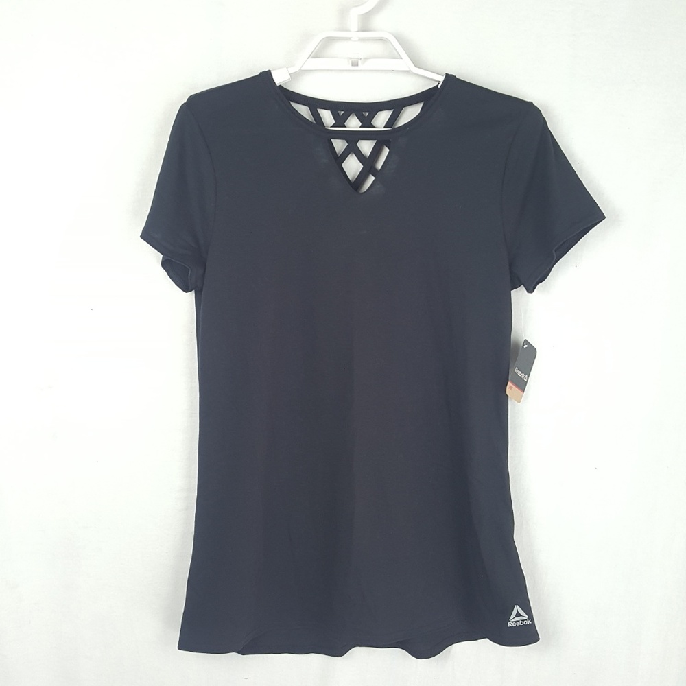 Reebok Black Multi Cross Tee